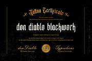 Acinonyx Jubatus, a Blackletter Font by ilhamtaro (Thumbnail 5 of 10)