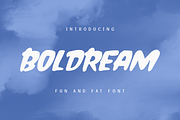 Boldream Fun and Fat Display Font, a Sans Serif Font by Haws.std (Thumbnail 1 of 6)