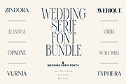 Wedding Serif Font Bundle - 8 Fonts, a Serif Font by Only Fonts (Thumbnail 1 of 10)