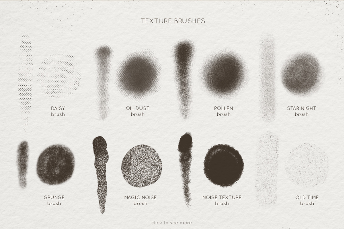 Texture Brushes for Procreate, a Brush Add-On by Magic & Dreams (Photo 5 of 7)