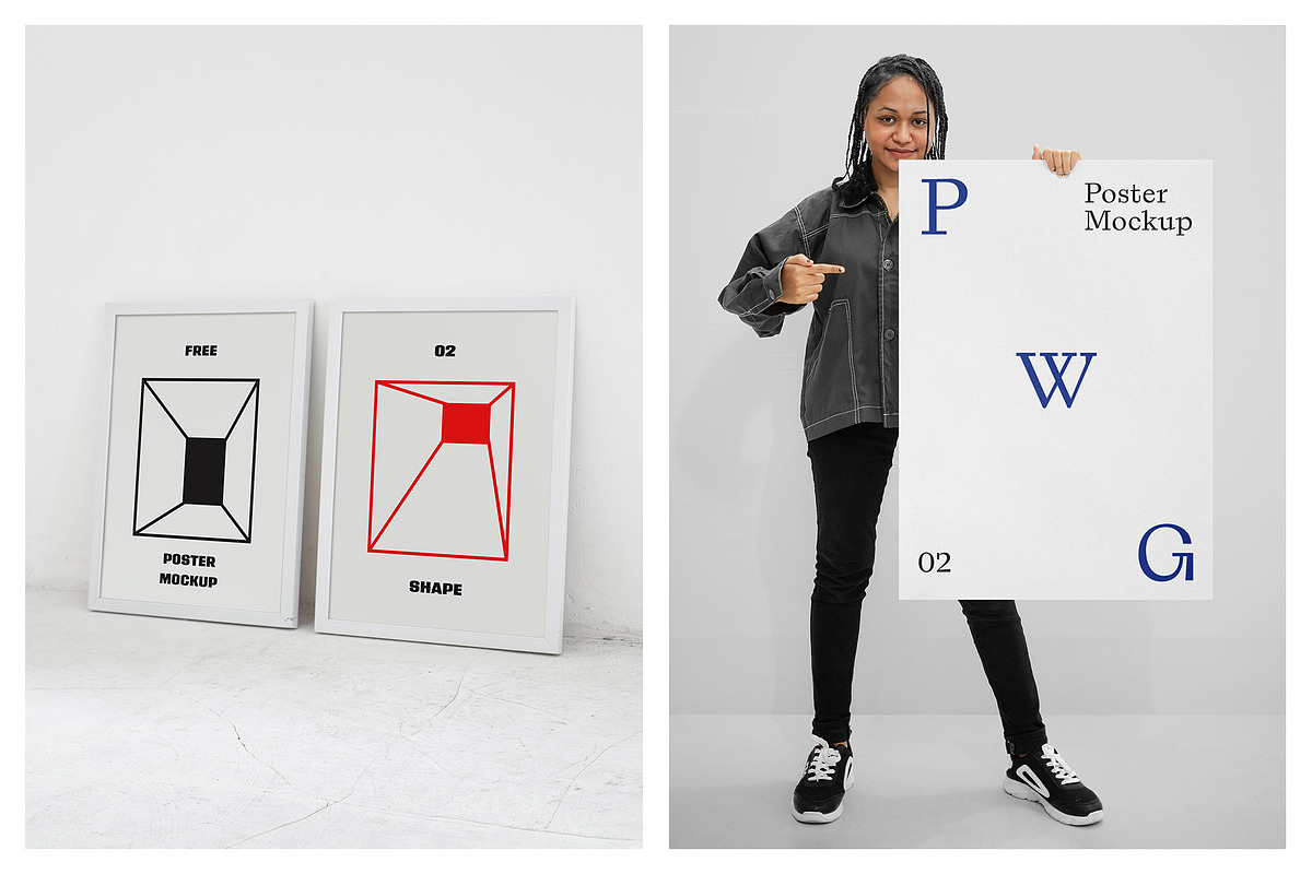 Picture and Poster Frame Mockups, a Print Template by MockupForest (Photo 10 of 10)