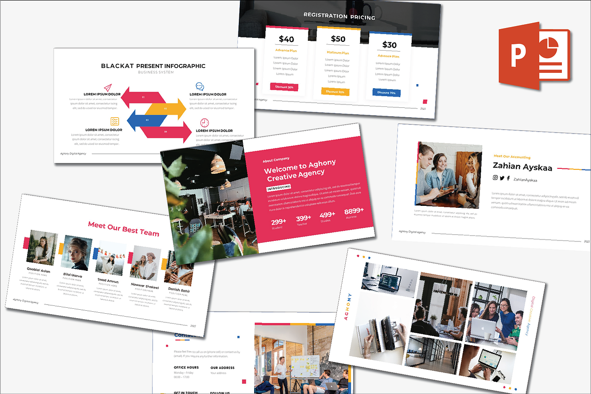 Aghony Powerpoint Template, a Presentation Template by Caprio Studio (Photo 1 of 7)