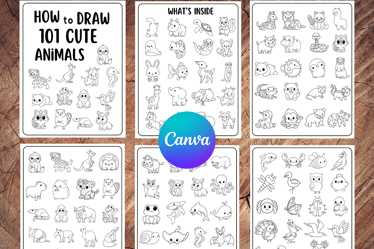 How To Draw Cute Animals for Kids