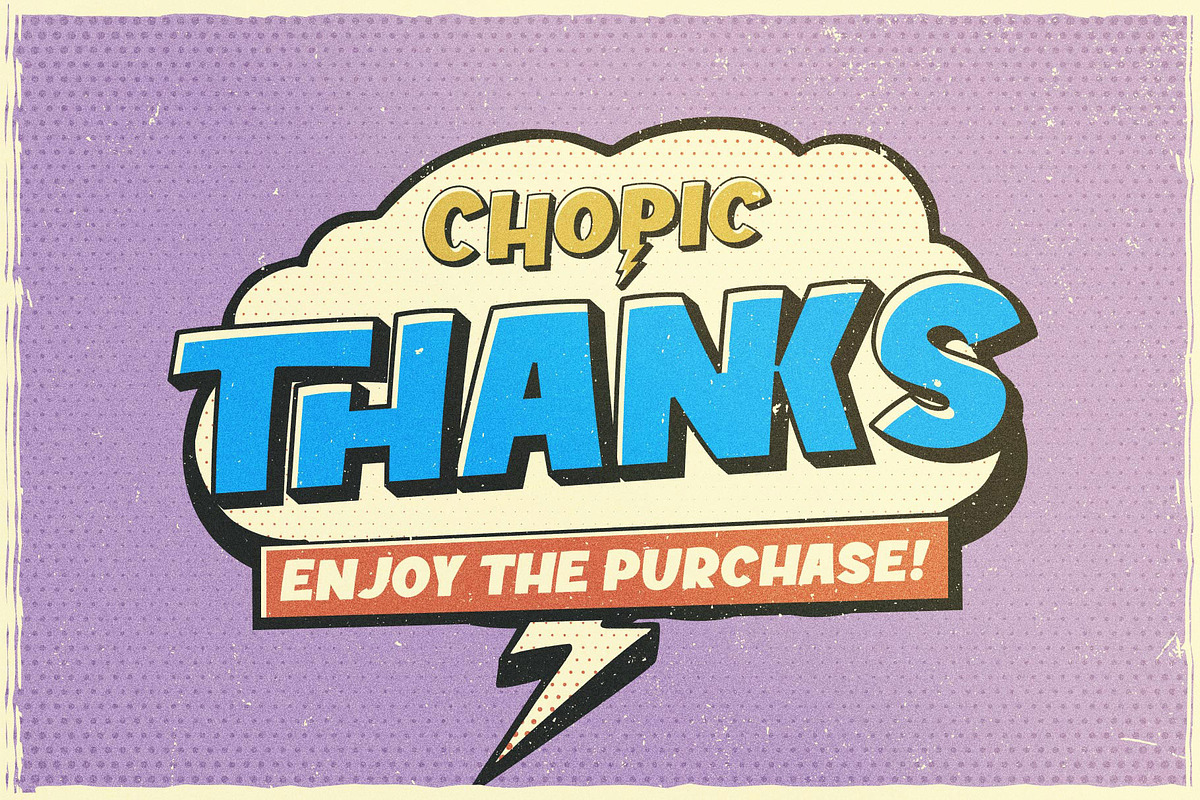 Chopic Typeface, a Sans Serif Font by alit design (Photo 17 of 18)