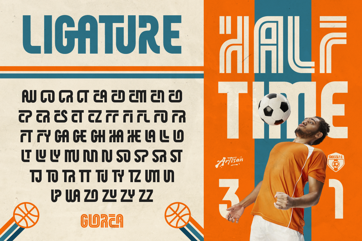 Glorea, a Sans Serif Font by Artisan Themes (Photo 5 of 12)