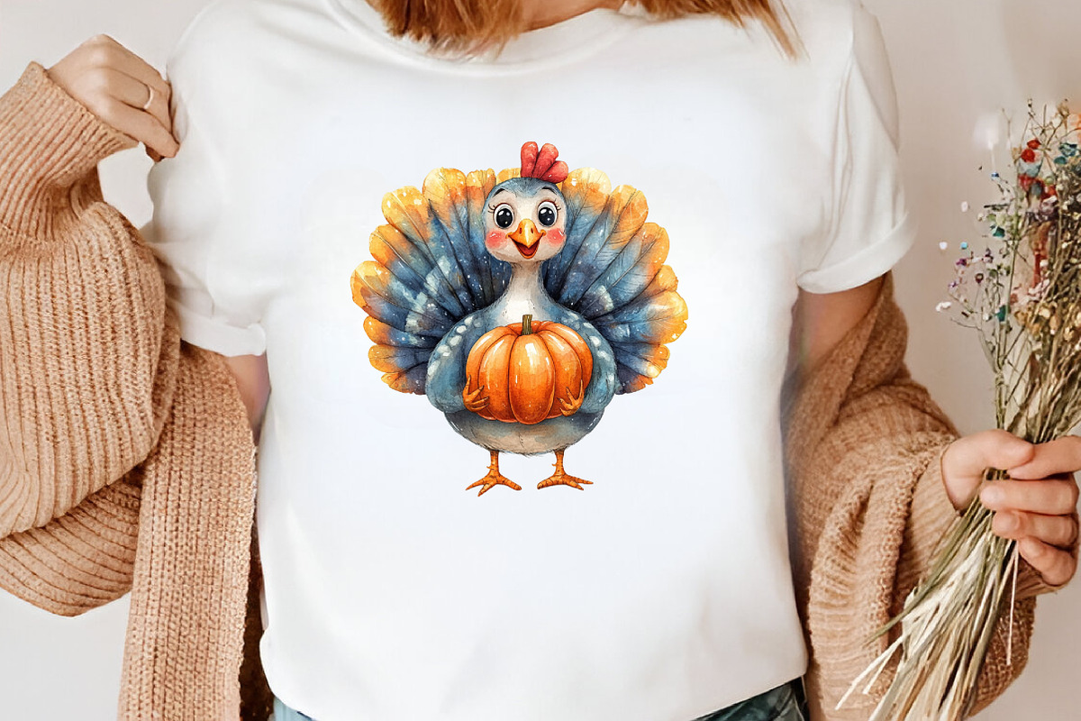 Thanksgiving Turkey Clipart, an Illustration by Canvas Craft (Photo 6 of 8)