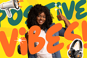 Sunnie - Playful Bubble Display Font, a Handwritten Font by YossyOneStd (Thumbnail 3 of 6)
