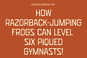 DW Razor Display Fonts, a Sans Serif Font by Dawaii Goods (Thumbnail 3 of 7)