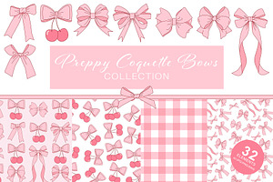 Preppy Coquette Bows Collection