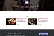 Top Model Responsive One Page Theme, a Landing Page Template by IceTemplates (Thumbnail 3 of 3)