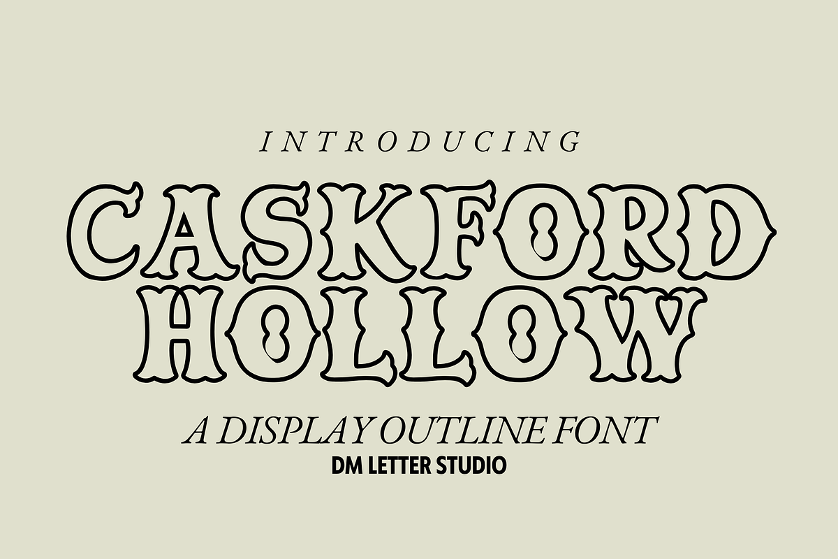 Caskford Hollow, a Serif Font by Dm Studio (Photo 1 of 10)