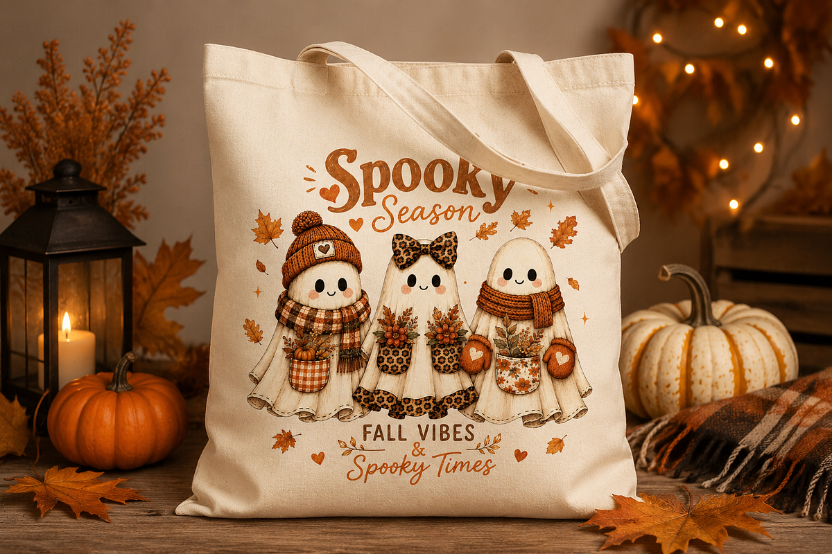 Preppy Floral Ghost Png, a Seasonal Illustration by Daisy Design (Photo 2 of 3)