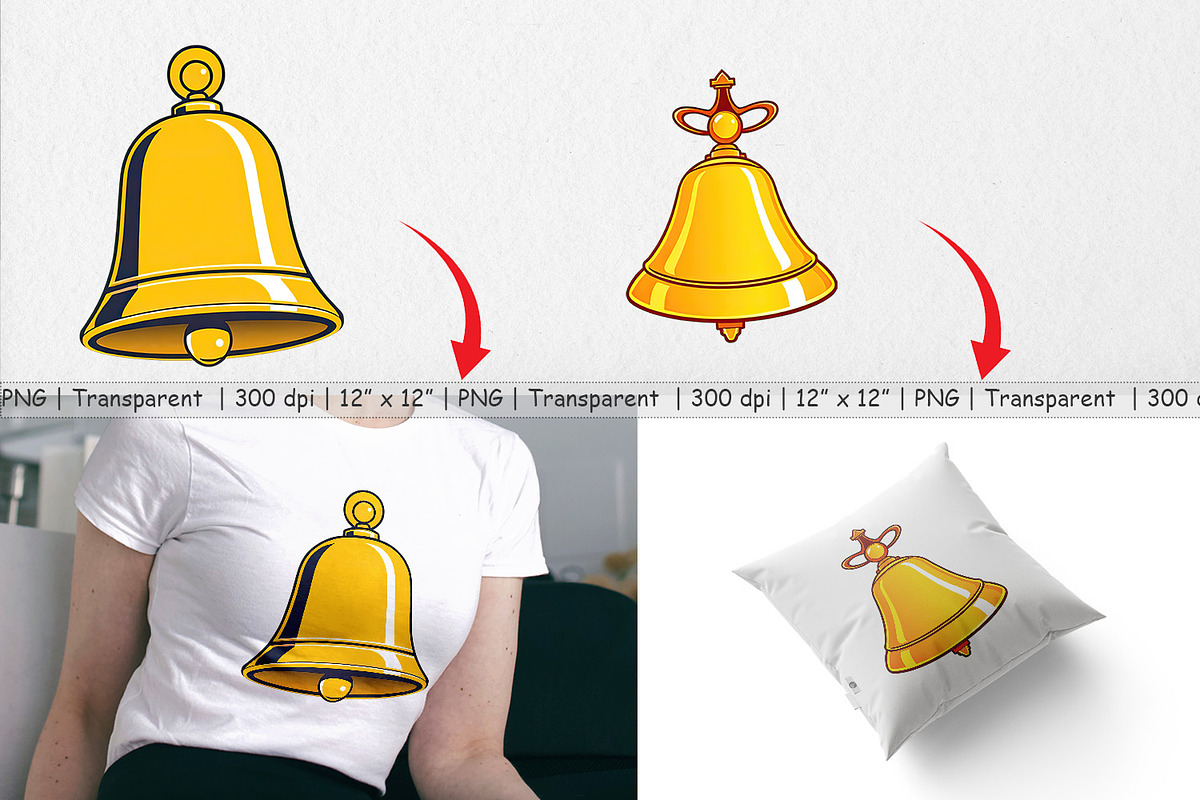 School Bell Clipart, a Graphic by Artnoy (Photo 3 of 5)