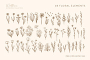 Wildflowers & Vintage patterns, a Pattern Graphic by Yamurchik (Thumbnail 9 of 12)