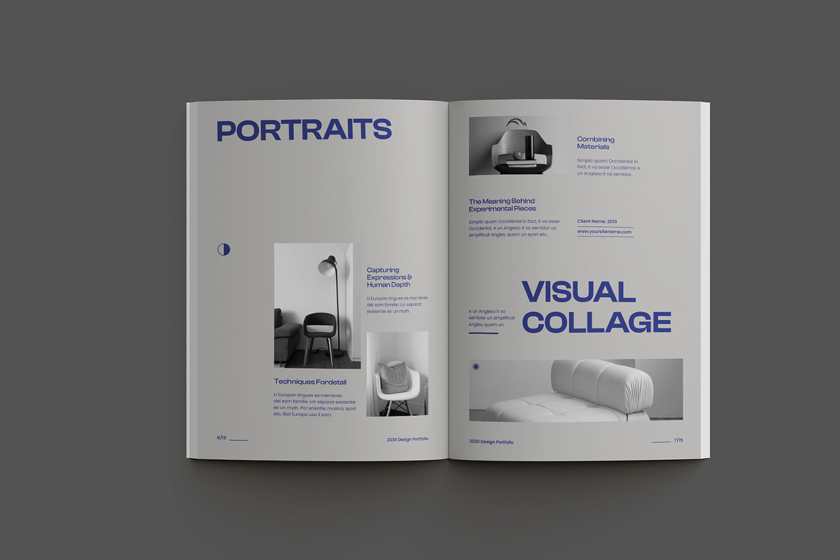 Clean Gradient Portfolio preview 5