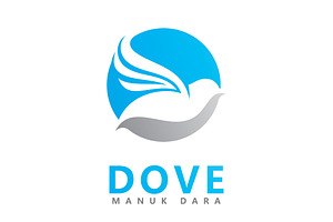 Bird Dove Logo Template vector, a Graphic by T.Vooka
