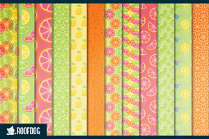 Citrus Zest Digital Paper