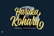 Hadnich - Modern Script, a Script Font by Arterfak Project (Thumbnail 13 of 16)