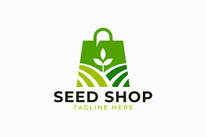 Seed Shop Plant Agriculture Logo, a Branding & Logo Template by Signatoro
