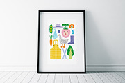 FUNNY SUNNY Graphics Bundle, an Illustration by Katerina Osa (Thumbnail 17 of 19)