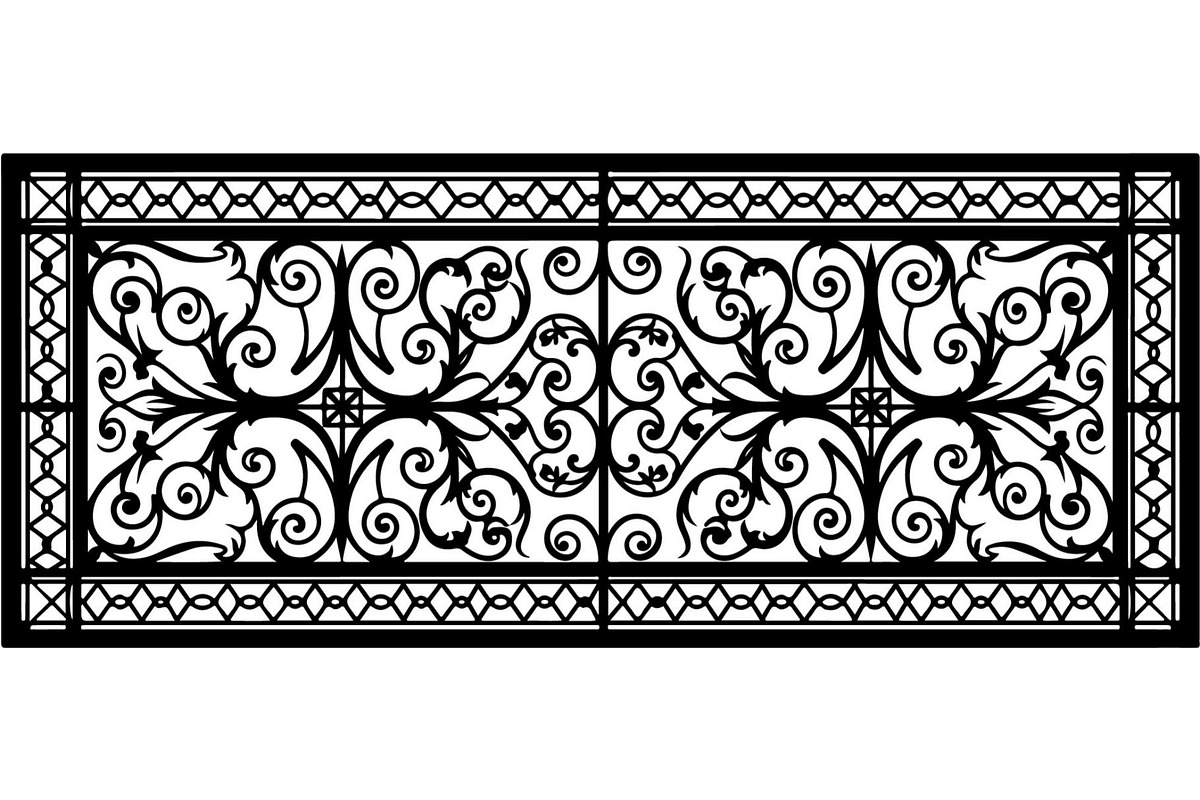 Ornamental Scroll Panel Bundle, a Decorative Illustration by Creativeshirt (Photo 10 of 18)
