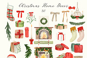 Warm Christmas Watercolor, a Seasonal Illustration by Catch the Dream Art (Thumbnail 10 of 21)