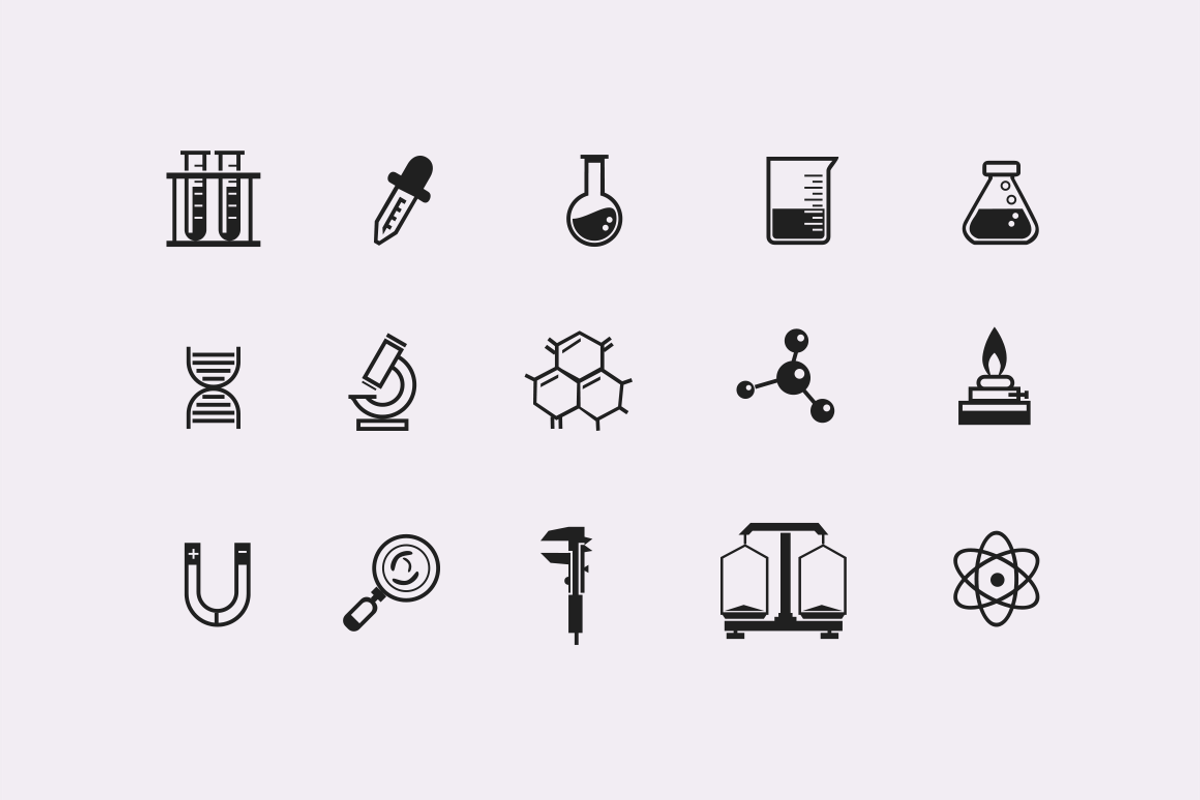 15 Laboratory and Science Icons