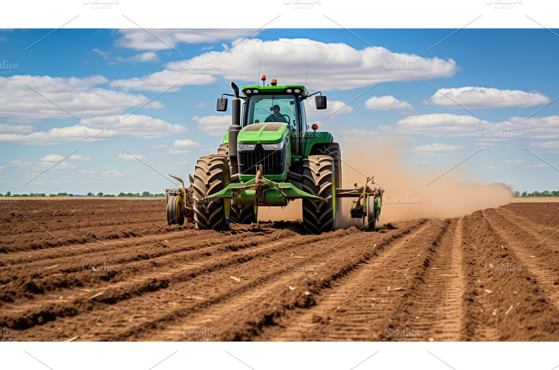 plow farm tillage ai generated, an Animal Photo by pikepicture