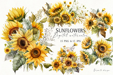 Sunflower decorative collection