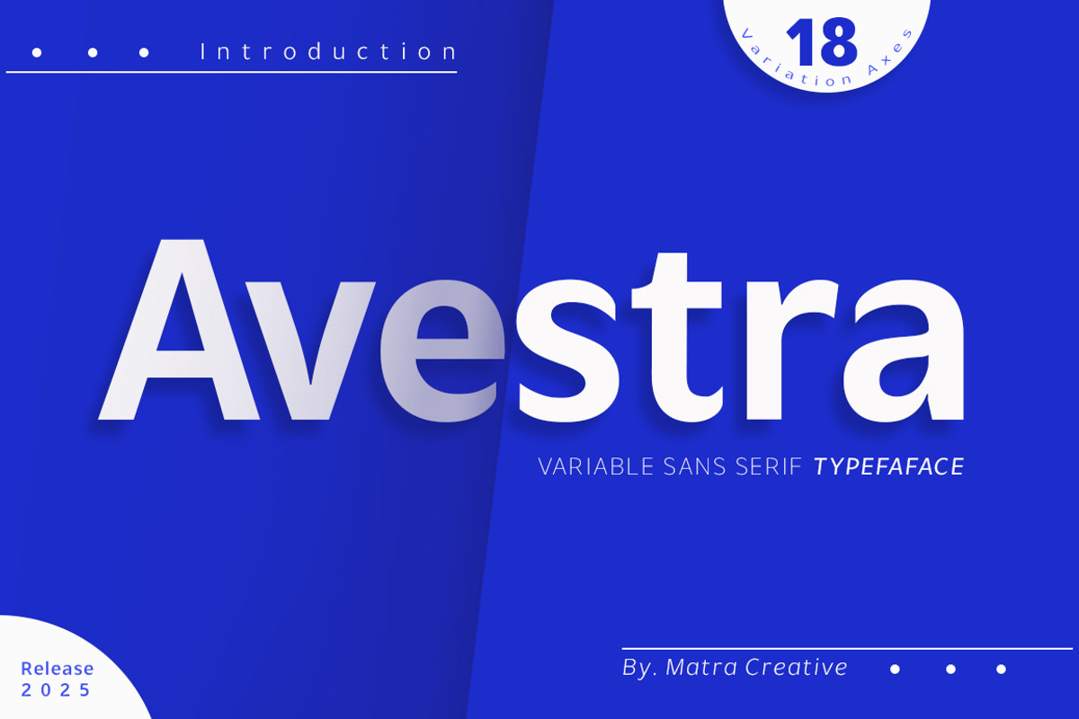 Avestra, a Sans Serif Font by Matra Creative (Photo 1 of 11)