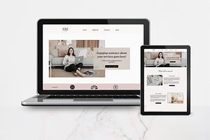 Wix Website Template | Coach Sarah