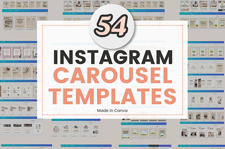 54 Instagram Carousel Templates