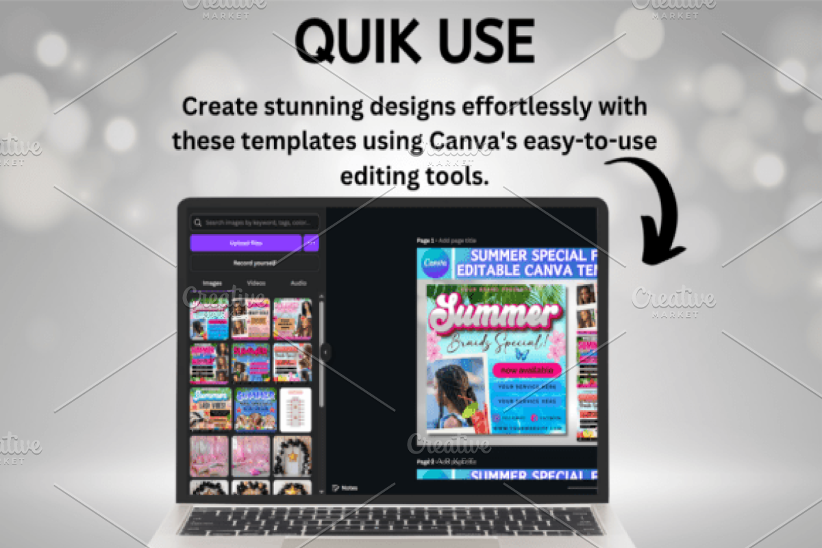 Summer Book Now Flyer Editable Templ, a Marketing Template by Design Station (Photo 4 of 8)