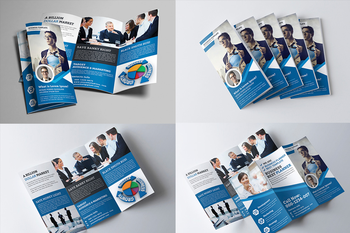 30-Trifold Brochure Bundle, a Brochure Template by AfzaalGraphics (Photo 14 of 31)