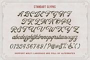 The Padlock - A Vintage Script, a Script Font by Letterhend Studio (Thumbnail 3 of 11)