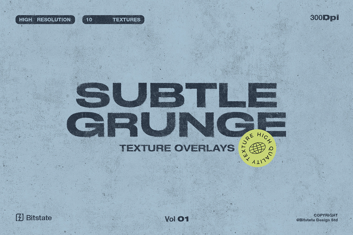 Subtle Grunge Textures, a Texture Graphic by Bitstate Design (Photo 1 of 4)