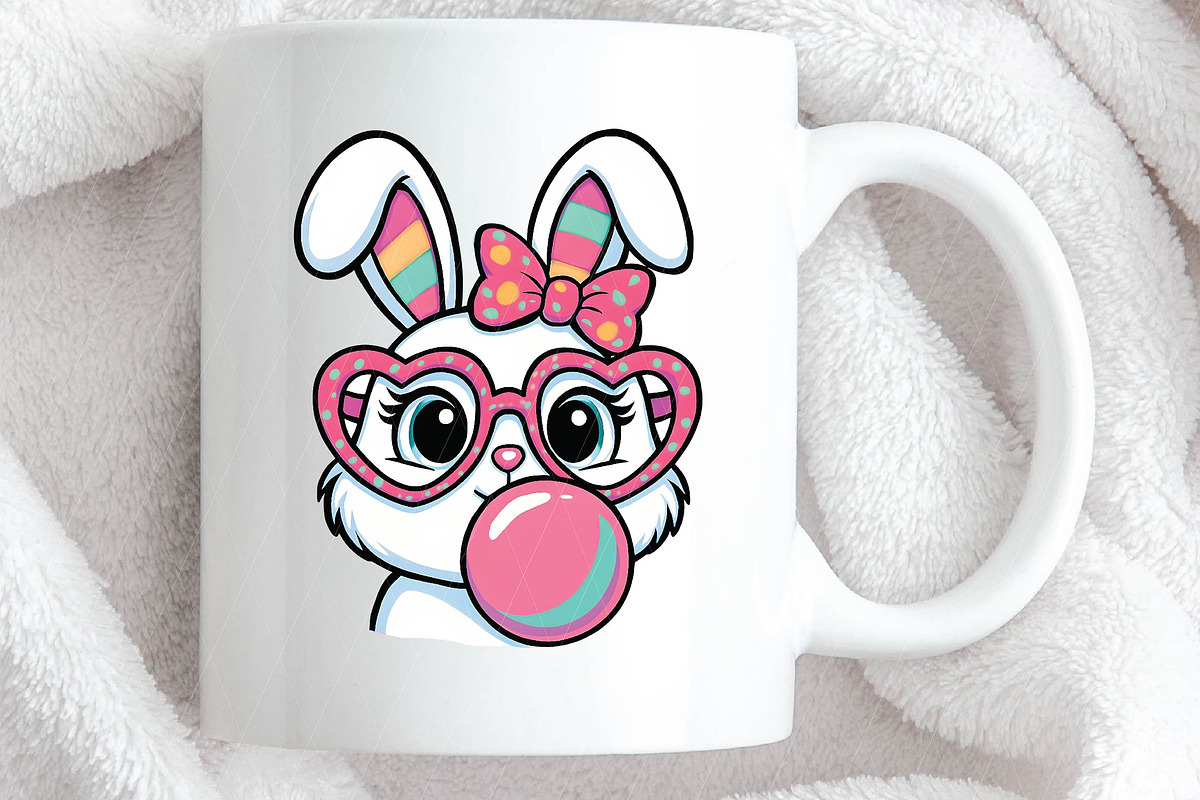 Easter Bunny Coquette PNG, Happy Eas, an Illustration by DreamPrint404 (Photo 3 of 7)