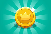 Cartoon treasure for game interface, a Finance Illustration by Nikelser (Thumbnail 2 of 4)