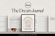Dream Journal Canva Template, a Presentation Template by HelloKarla (Thumbnail 1 of 8)