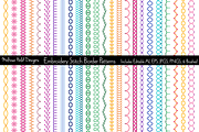 Embroidery Stitch Border Patterns, a Graphic by Melissa Held Designs (Thumbnail 1 of 4)