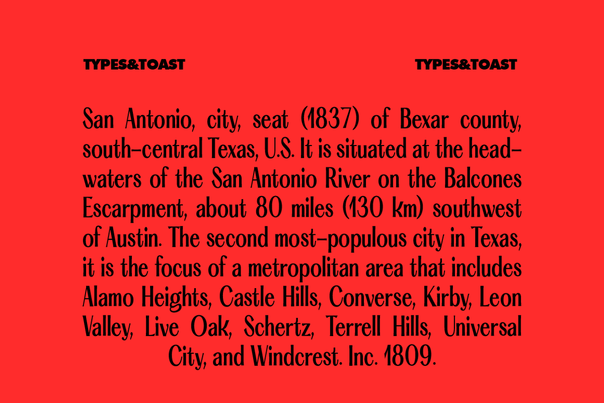 Bagel Typography, a Serif Font by Types&Toast (Photo 4 of 16)