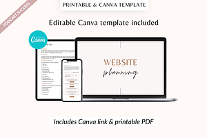 Website Planner And Workbook