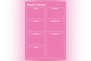 Weekly Planner Sheet Design-11