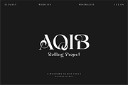 AVGAF - A Modern Serif Font, a Serif Font by Vroz Studio (Thumbnail 4 of 12)