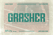 Grasher - Sport Font, a Sans Serif Font by Snape Design Studio (Thumbnail 1 of 5)