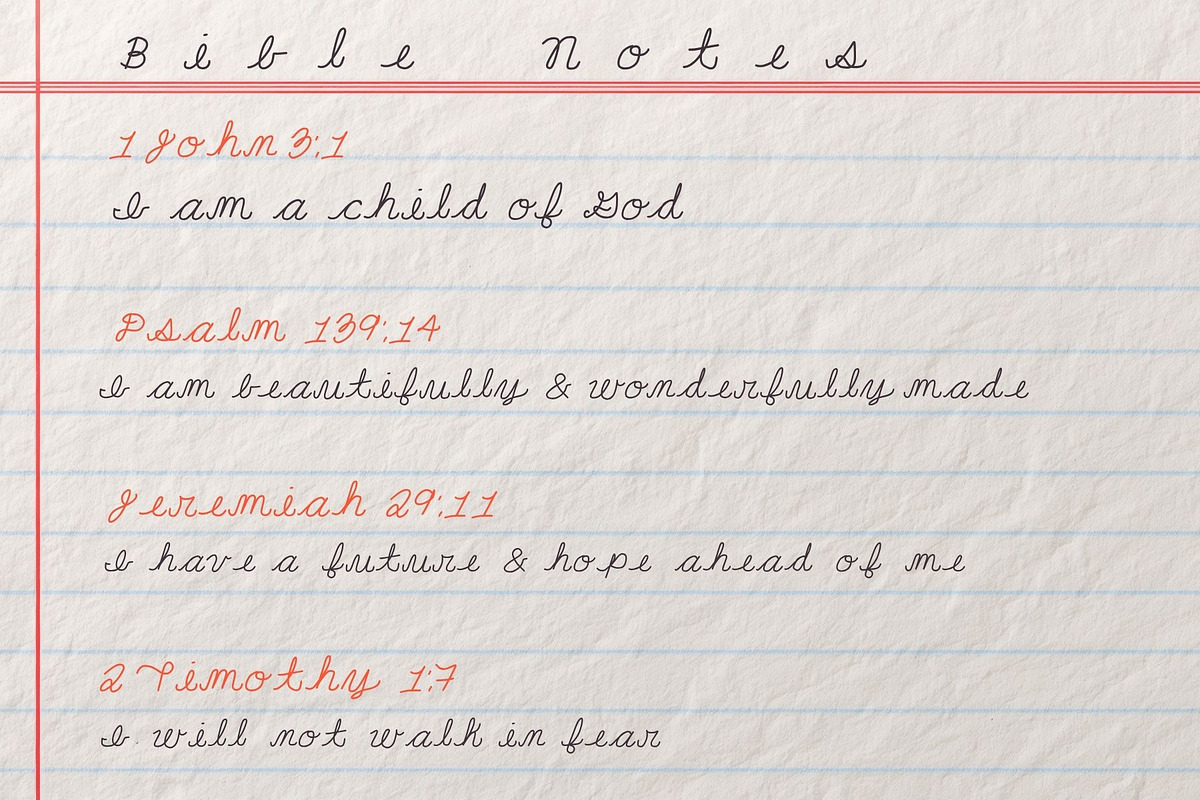 Cursive Practice a Hand-drawn Font, a Handwritten Font by Eryn Rose Design (Photo 3 of 11)