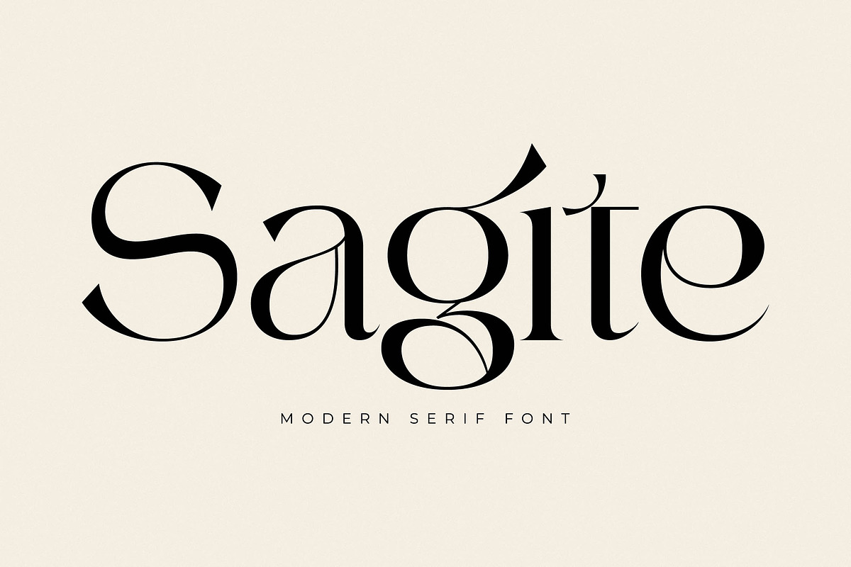 Sagite Modern Serif Font, a Serif Font by Letterena Studios (Photo 1 of 15)