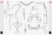 Procreate Gothic Anime Feature Brush, a Brush Add-On by ArtPrintBabe (Thumbnail 11 of 16)