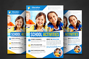 School Education Flyer, a Flyer Template by AfzaalGraphics (Thumbnail 1 of 4)