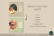 Ins Earthy Beige Beauty Creator Kit, a Social Media Template by Clairee Design Studio (Thumbnail 4 of 7)